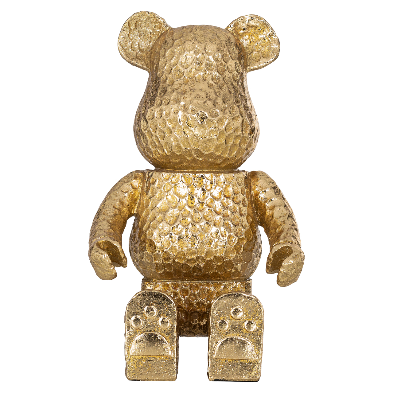 Dekoratives Objekt Bear gold sitting (Polyresin) - Richmond Interiors