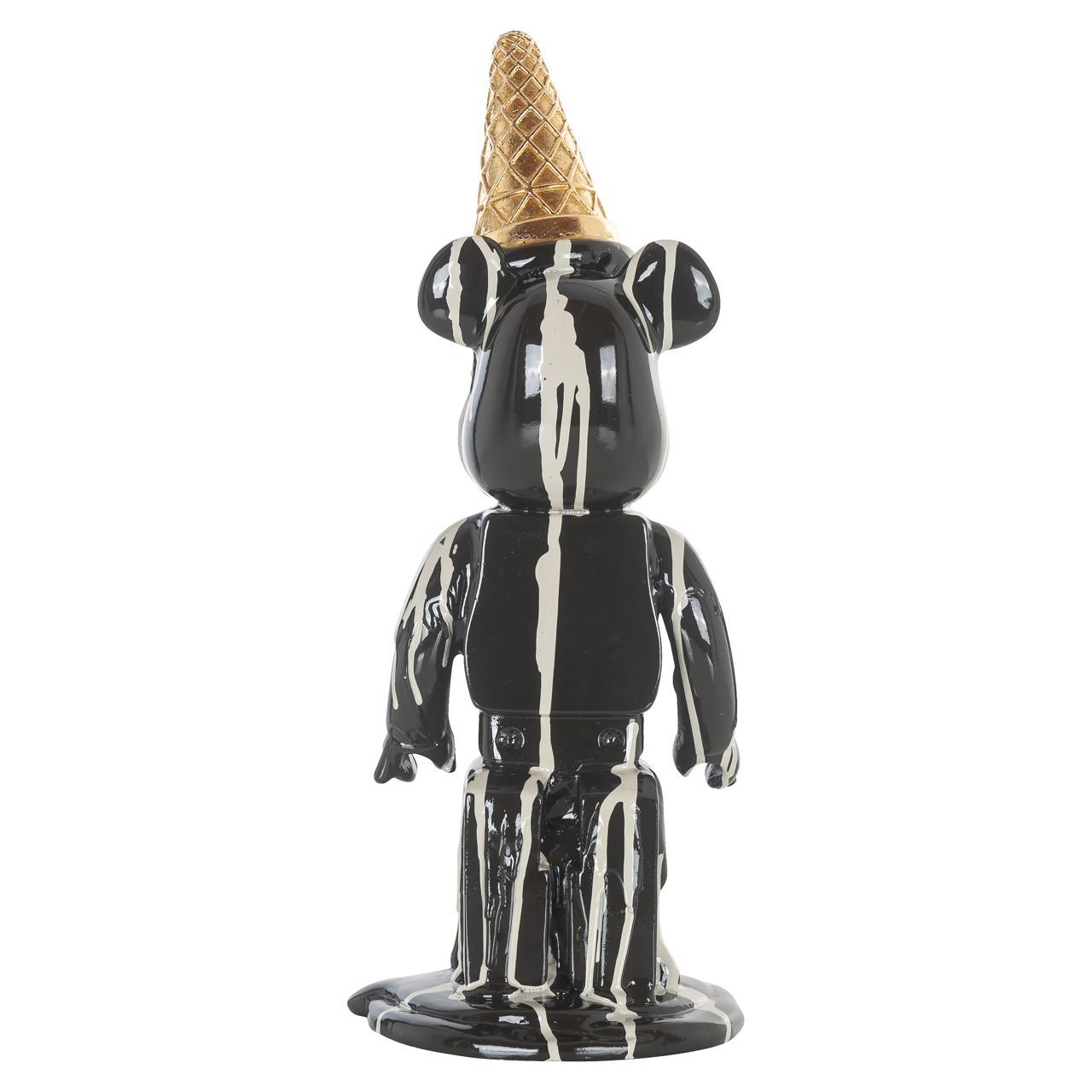 Dekoratives Objekt Icebear black (Polyresin) - Richmond Interiors