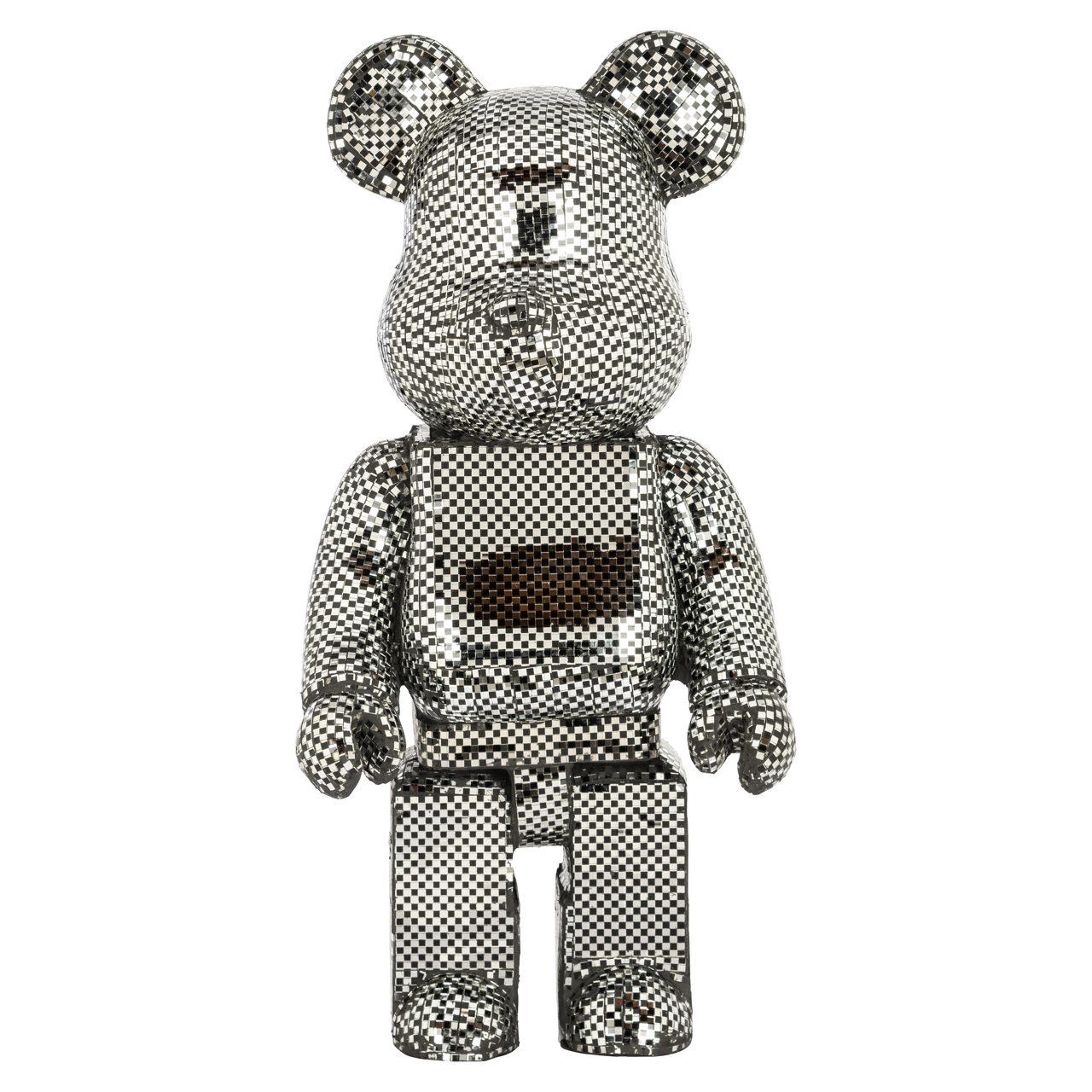 Objeto decorativo Bear plateado small - Richmond Interiors