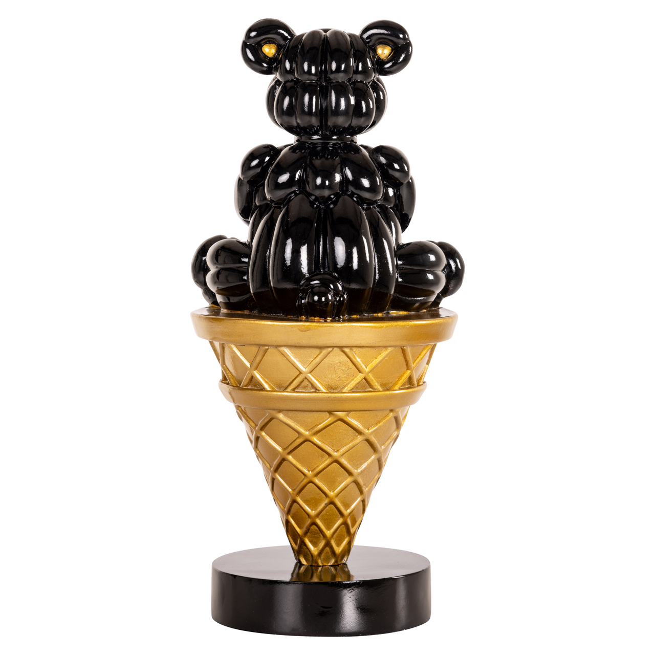 Objeto decorativo Harly negro/dorado - Richmond Interiors