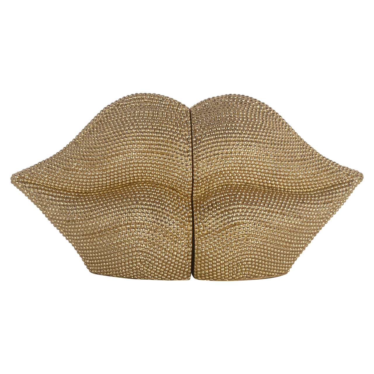 Buchständer Kiss gold (Polyresin) - Richmond Interiors