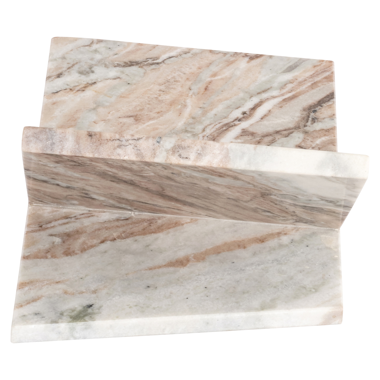 Buchständer Belicia Blush beige (Toronto Marmor) - Richmond Interiors