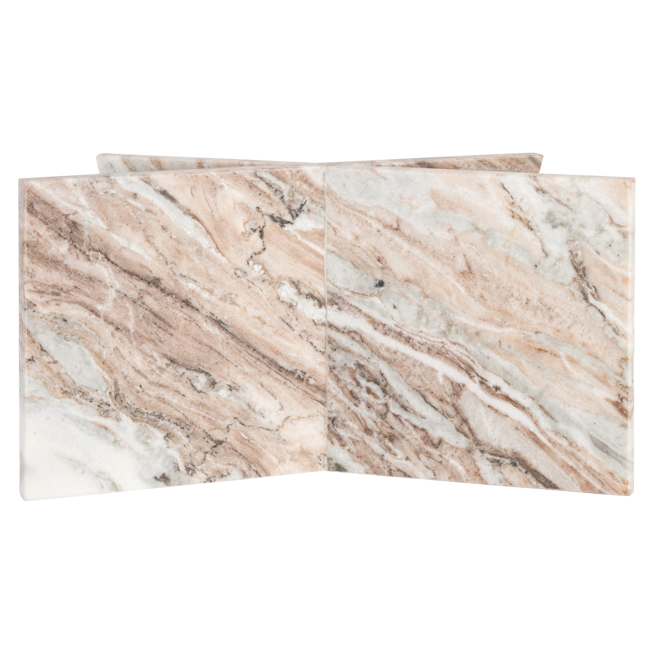 Buchständer Belicia Blush beige (Toronto Marmor) - Richmond Interiors