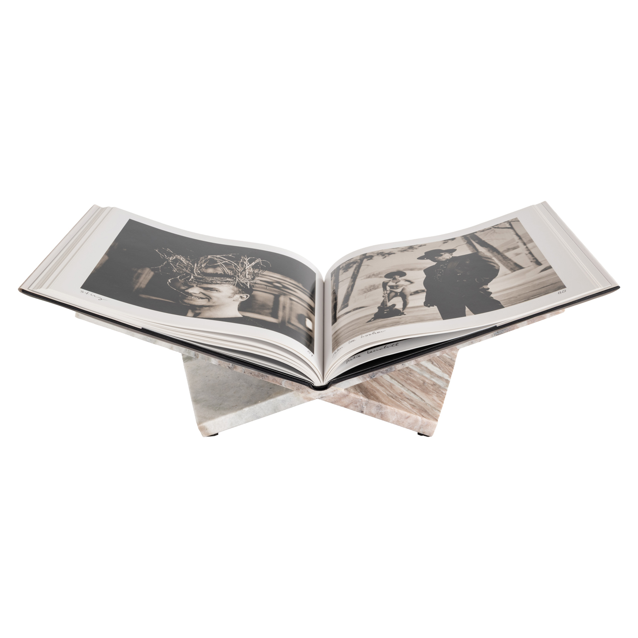 Buchständer Belicia Blush beige (Toronto Marmor) - Richmond Interiors
