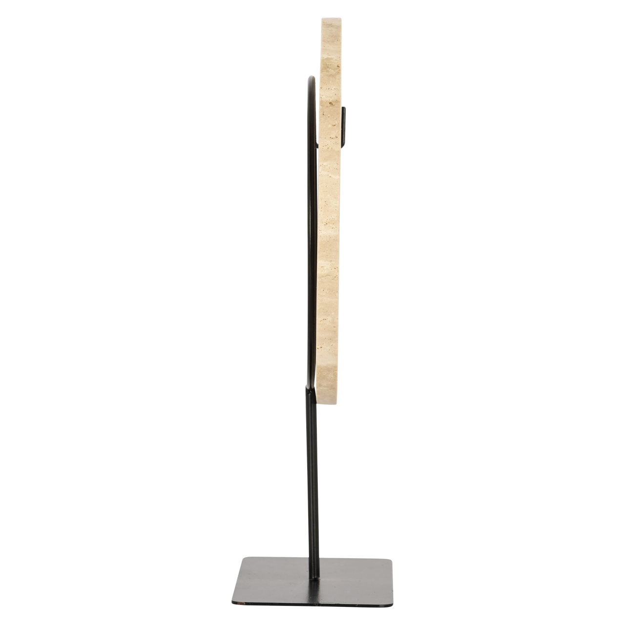 Dekoratives Objekt Manou beige small (Metall|Travertine) - Richmond Interiors