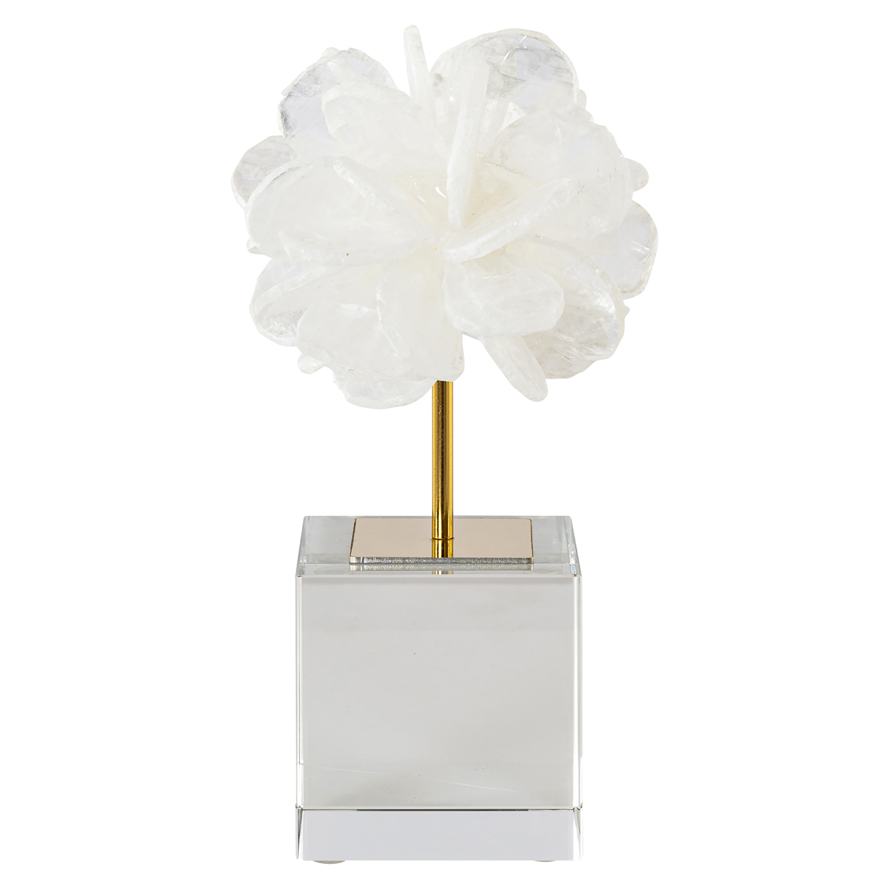 Dekoratives Objekt Eline white small (Gips|Glas) - Richmond Interiors
