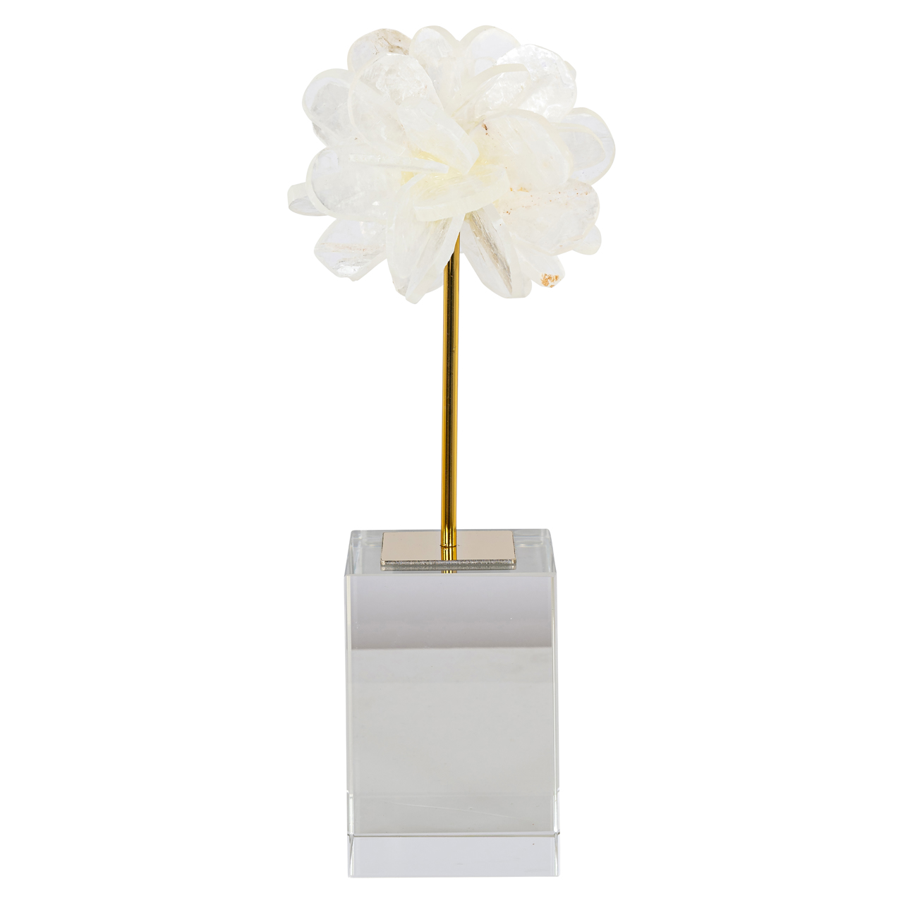 Dekoratives Objekt Eline white large (Gips|Glas) - Richmond Interiors