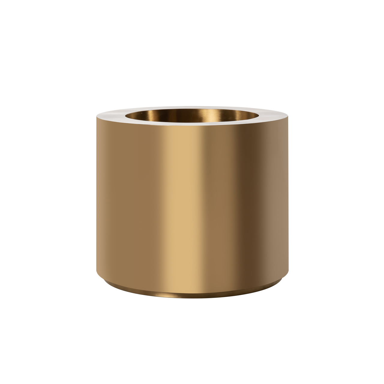 Planter Donna brushed gold 60Ø - Richmond Interiors