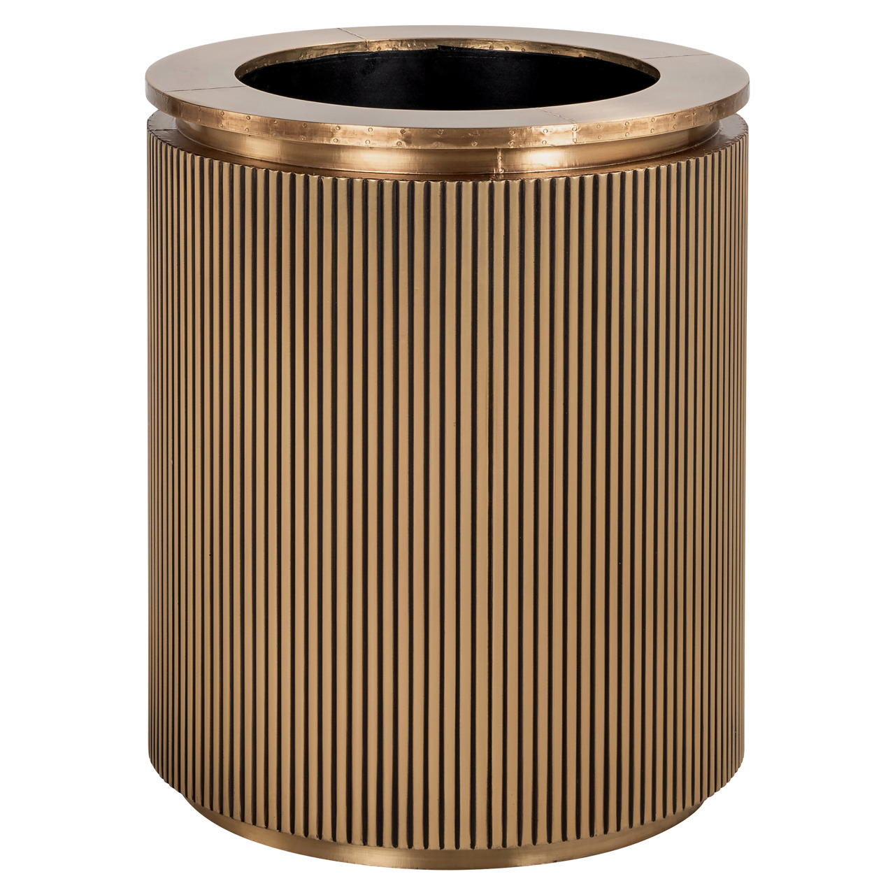 Ironville Planter gold 50Ø - Richmond Interiors
