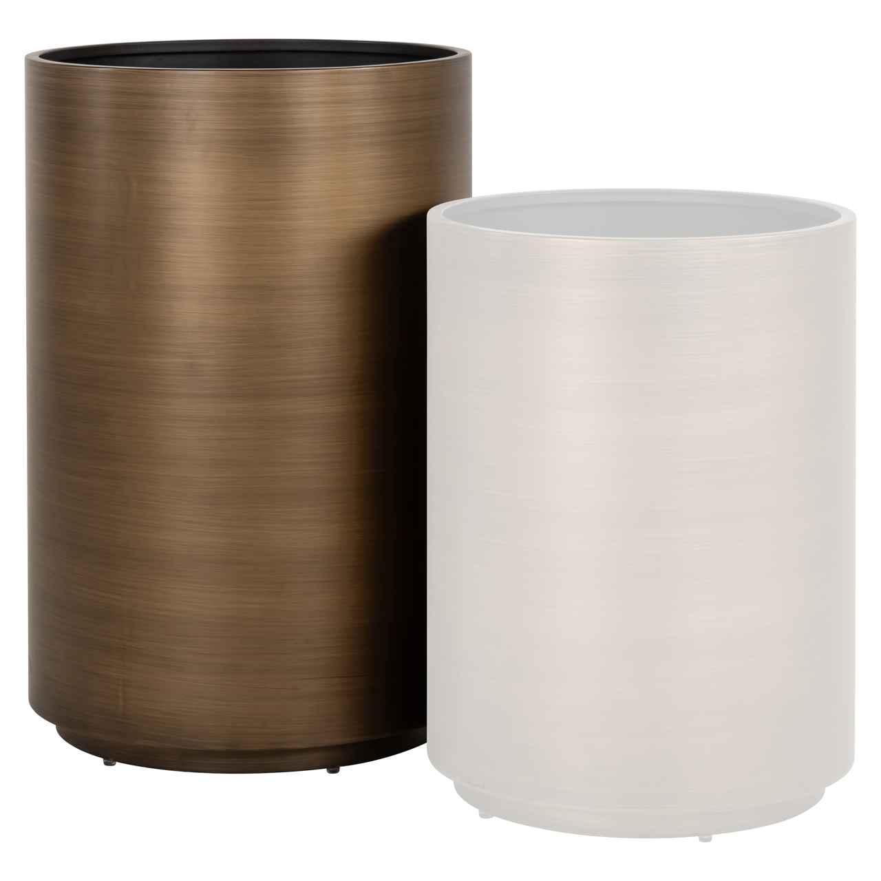 Pflanzgefäß Dira brushed gold 50Ø (Ijzer) - Richmond Interiors