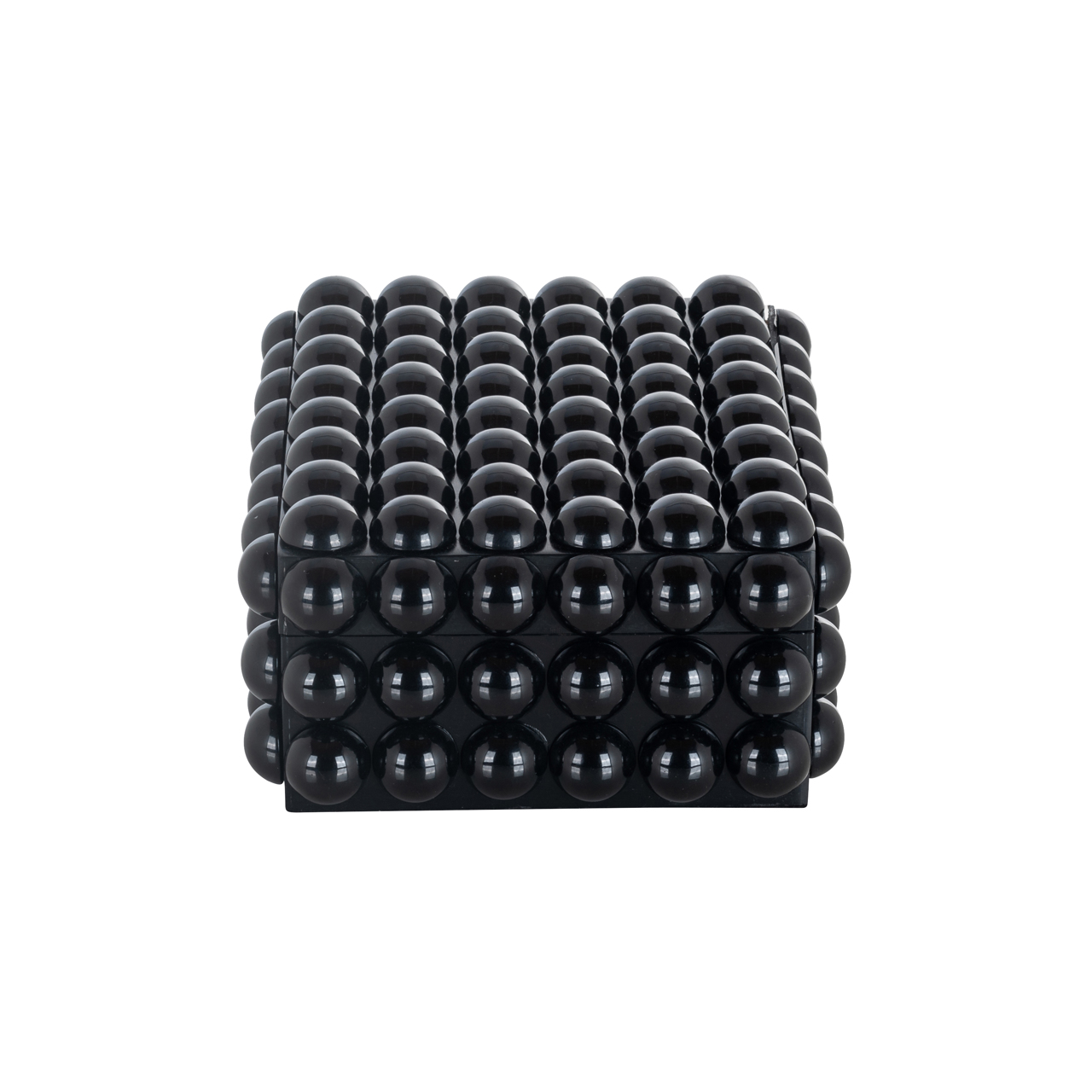 Aufbewahrungsbox Batool black small (Resin|Mdf) - Richmond Interiors