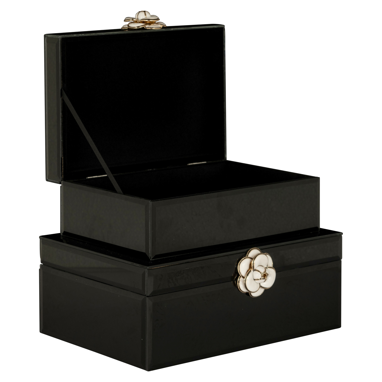 Opbergdoos Vivy black large - Richmond Interiors