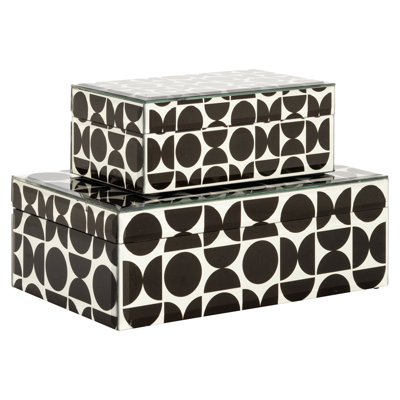 Opbergdoos Vivian black small - Richmond Interiors