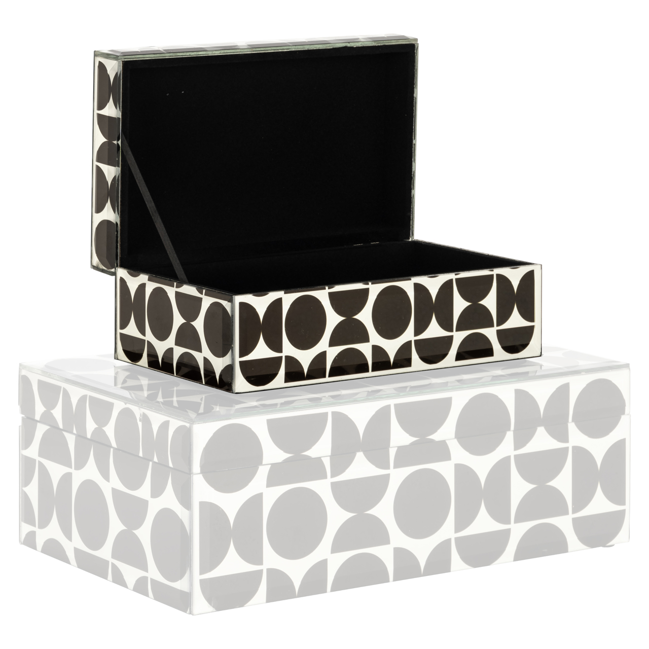 Opbergdoos Vivian black small - Richmond Interiors