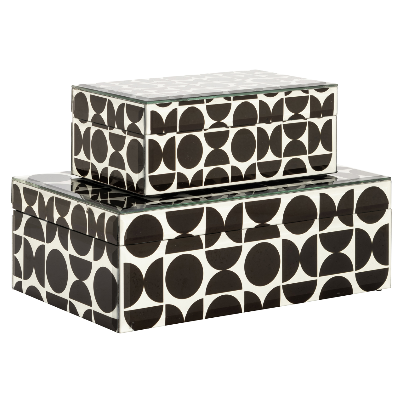 Opbergdoos Vivian black large - Richmond Interiors