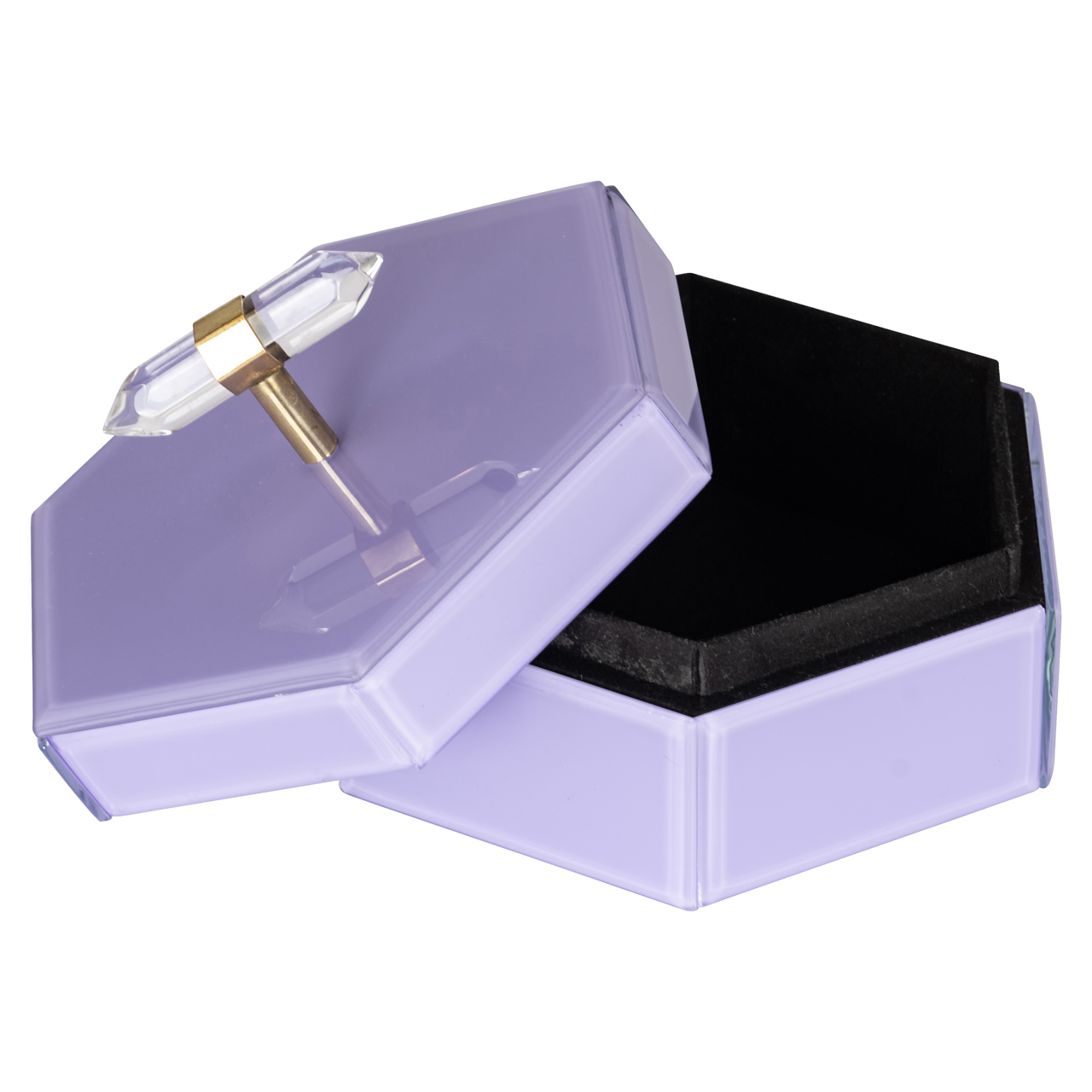 Caja de almacenaje Jutta morado pequeña - Richmond Interiors