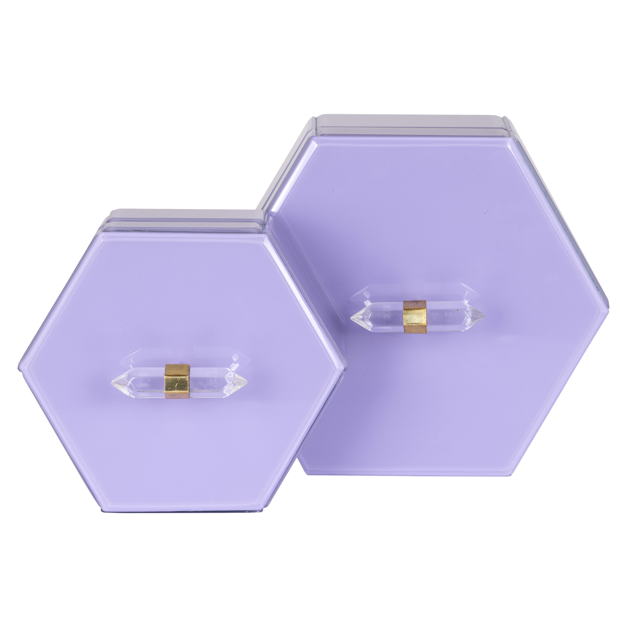 Caja de almacenaje Jutta morado pequeña - Richmond Interiors