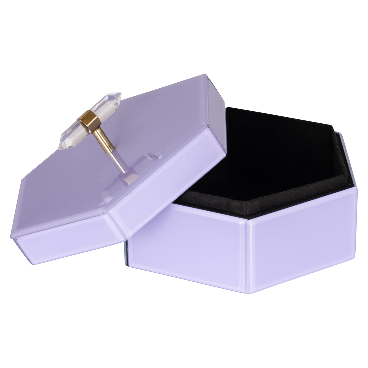 Caja de almacenaje Jutta morado grande - Richmond Interiors