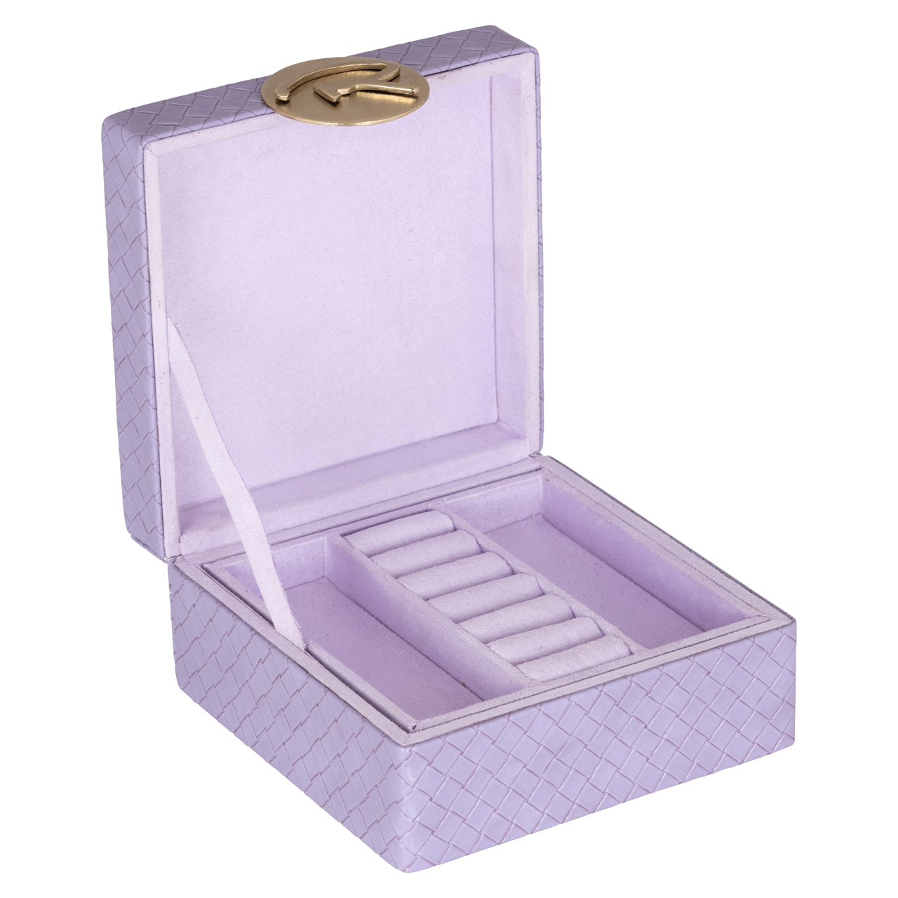 Caja de almacenaje Joelle morado pequeña - Richmond Interiors