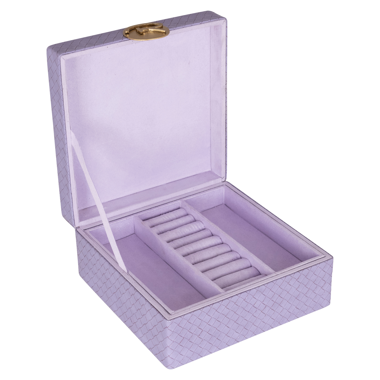 Caja de almacenaje Joelle morado grande - Richmond Interiors