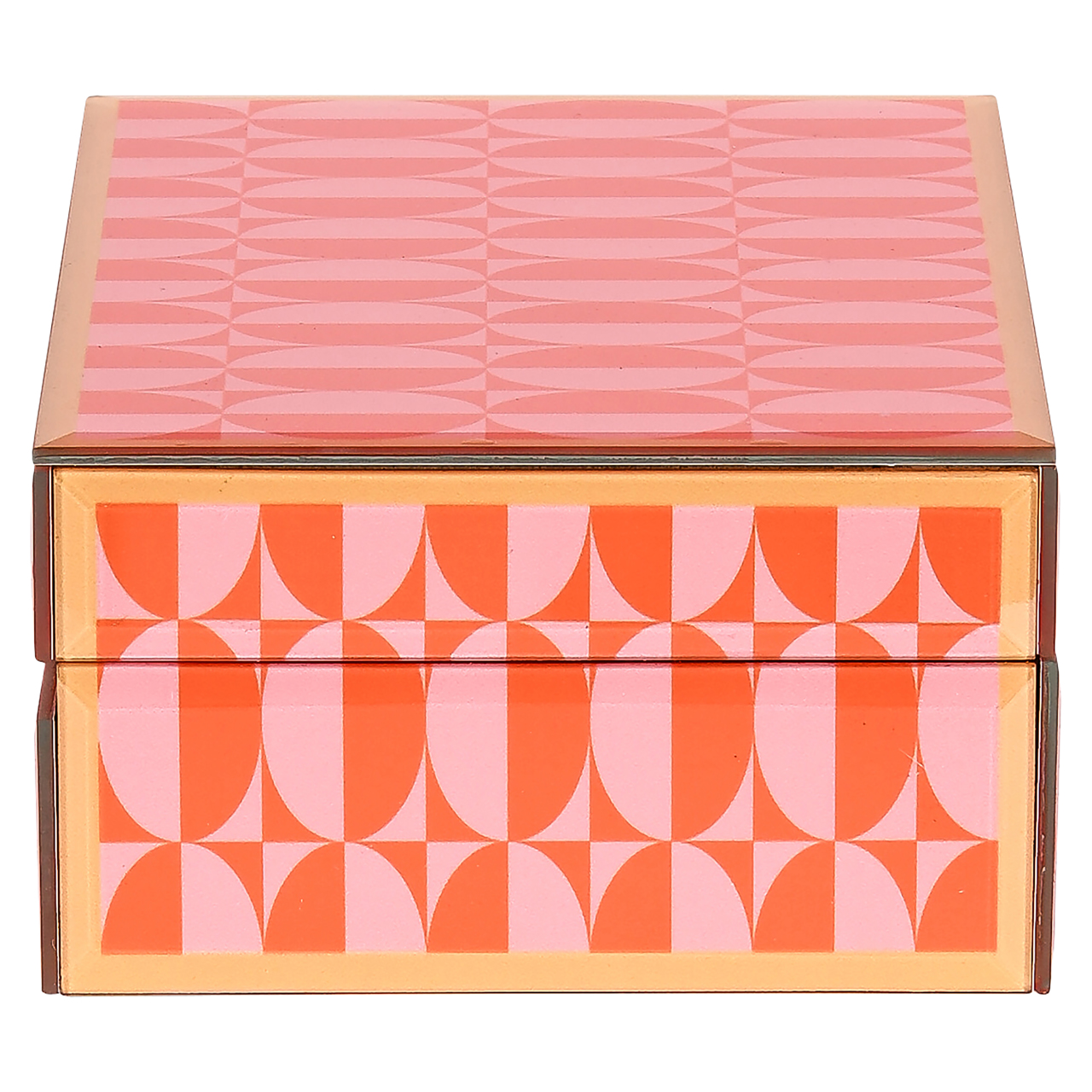 Aufbewahrungsbox Abba pink small (Mdf|Glas) - Richmond Interiors