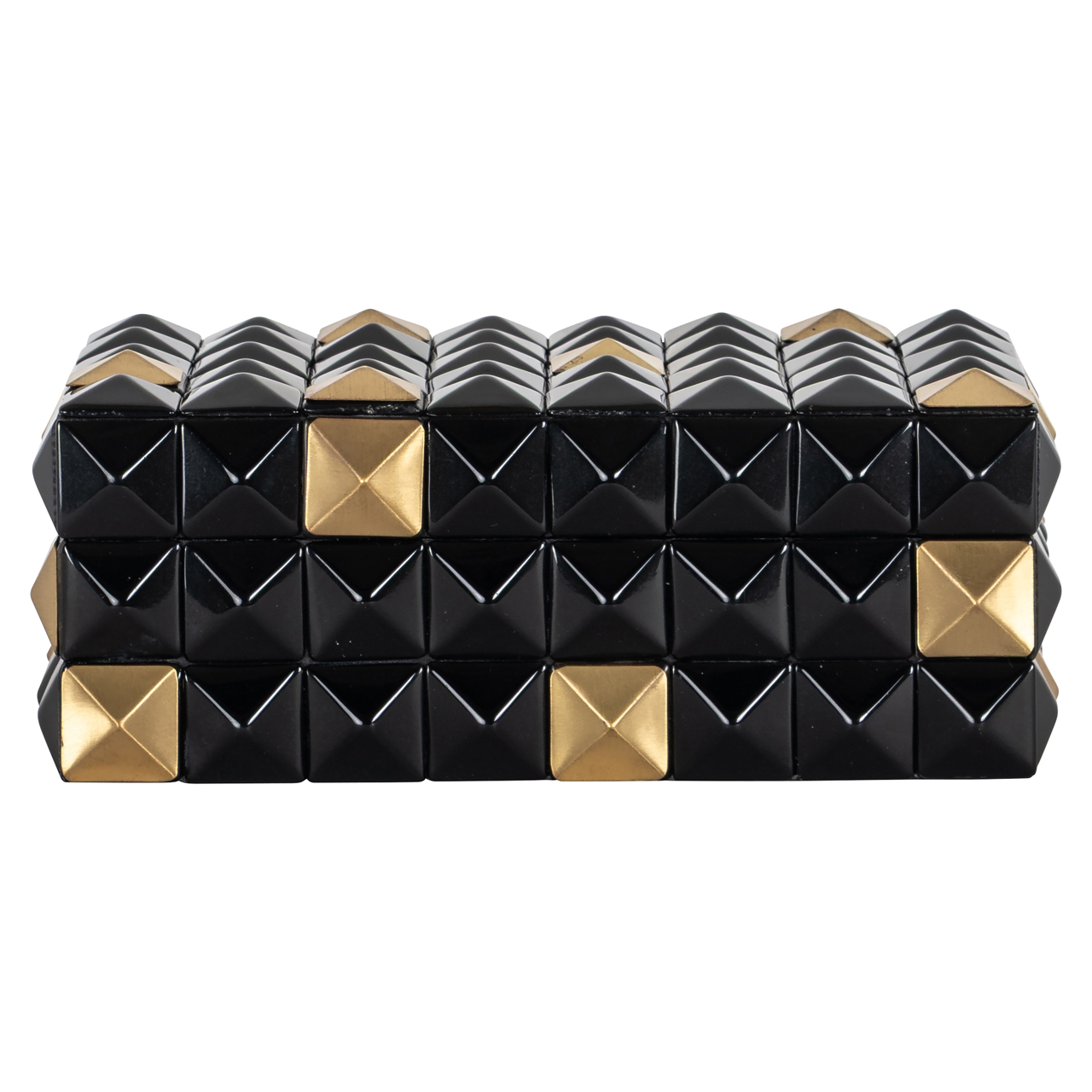 Opbergdoos Velicia black/gold - Richmond Interiors