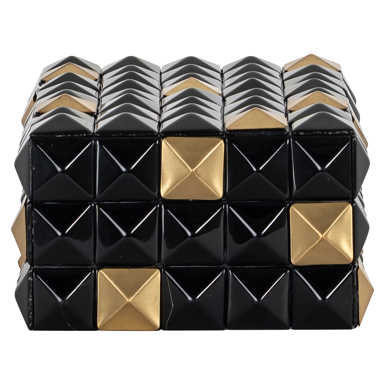 Opbergdoos Velicia black/gold - Richmond Interiors