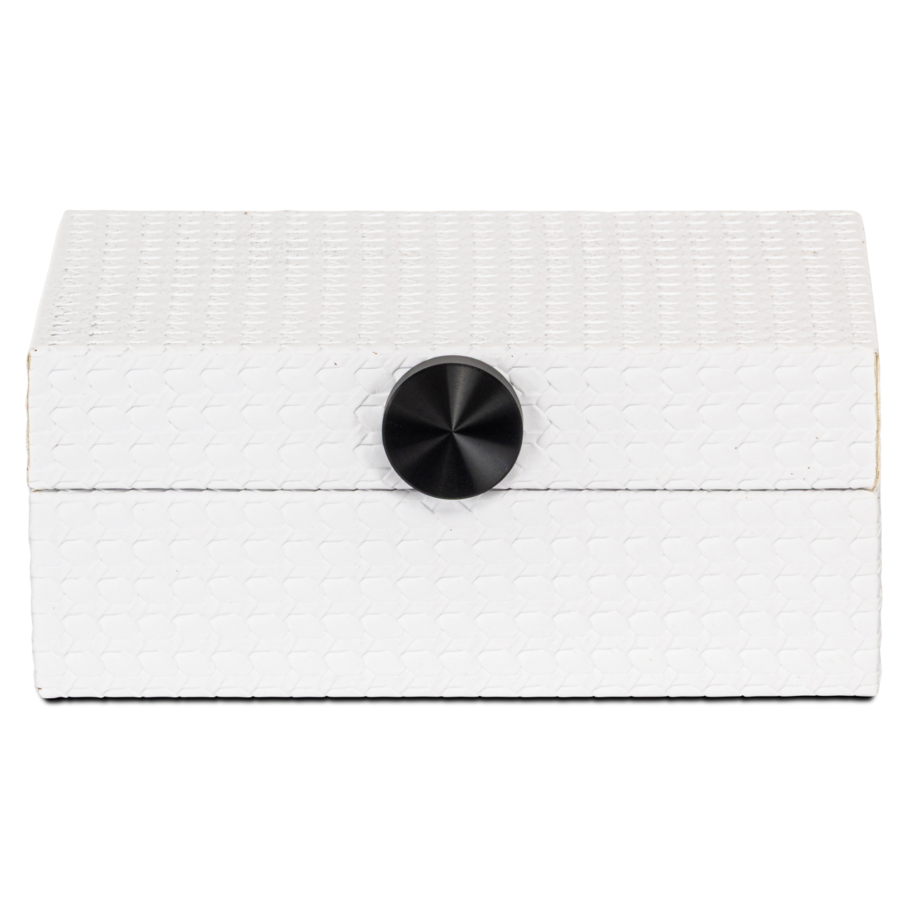 Caja de almacenaje Myrth blanca pequeña - Richmond Interiors
