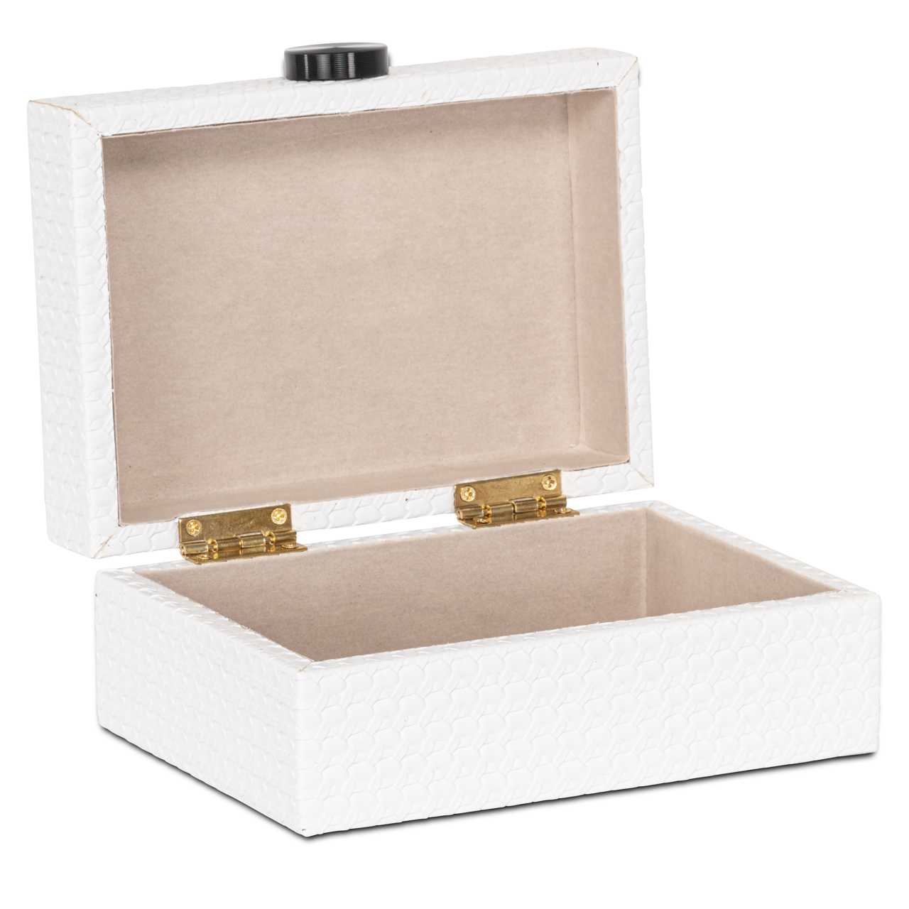 Caja de almacenaje Myrth blanca pequeña - Richmond Interiors