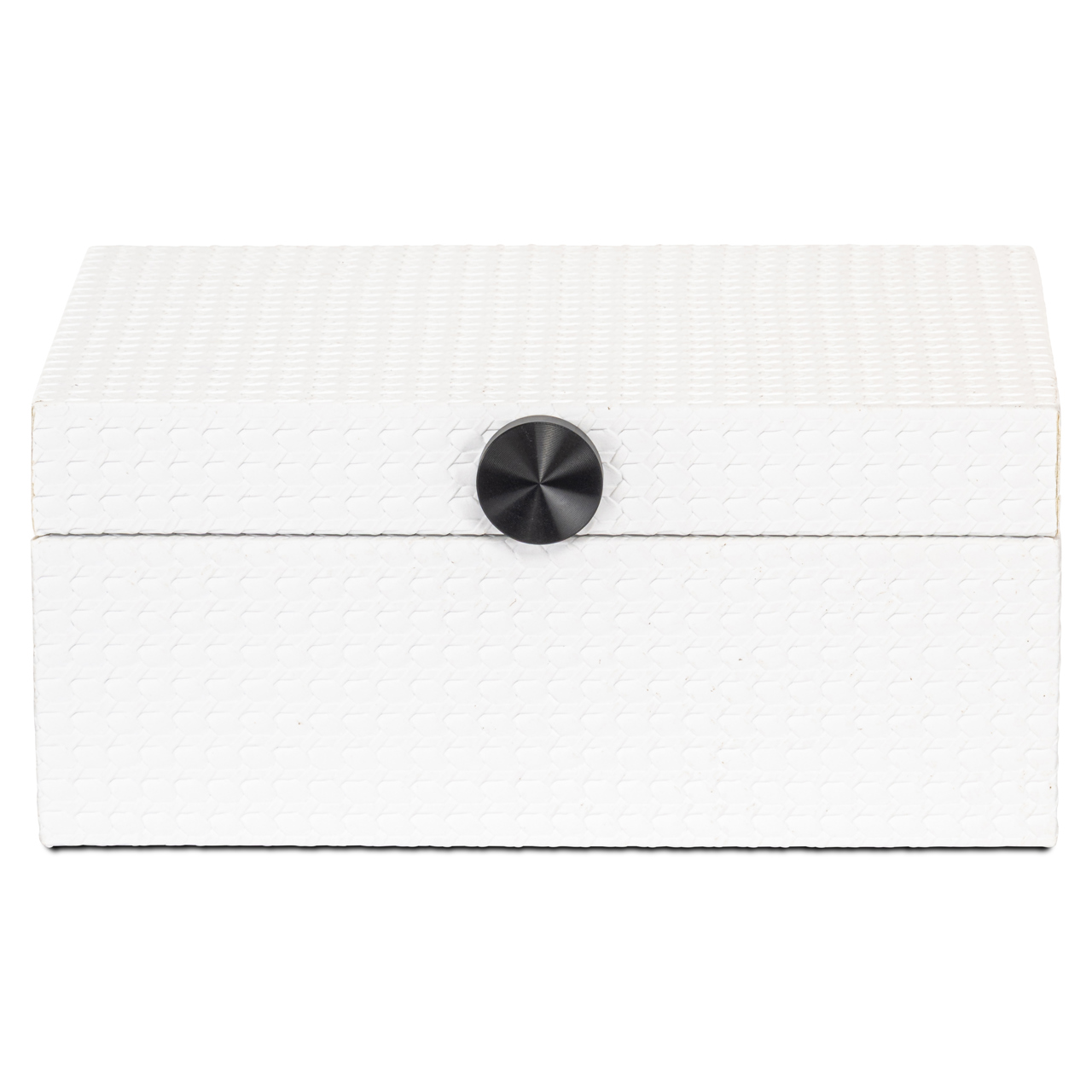 Caja de almacenaje Myrth blanca grande - Richmond Interiors