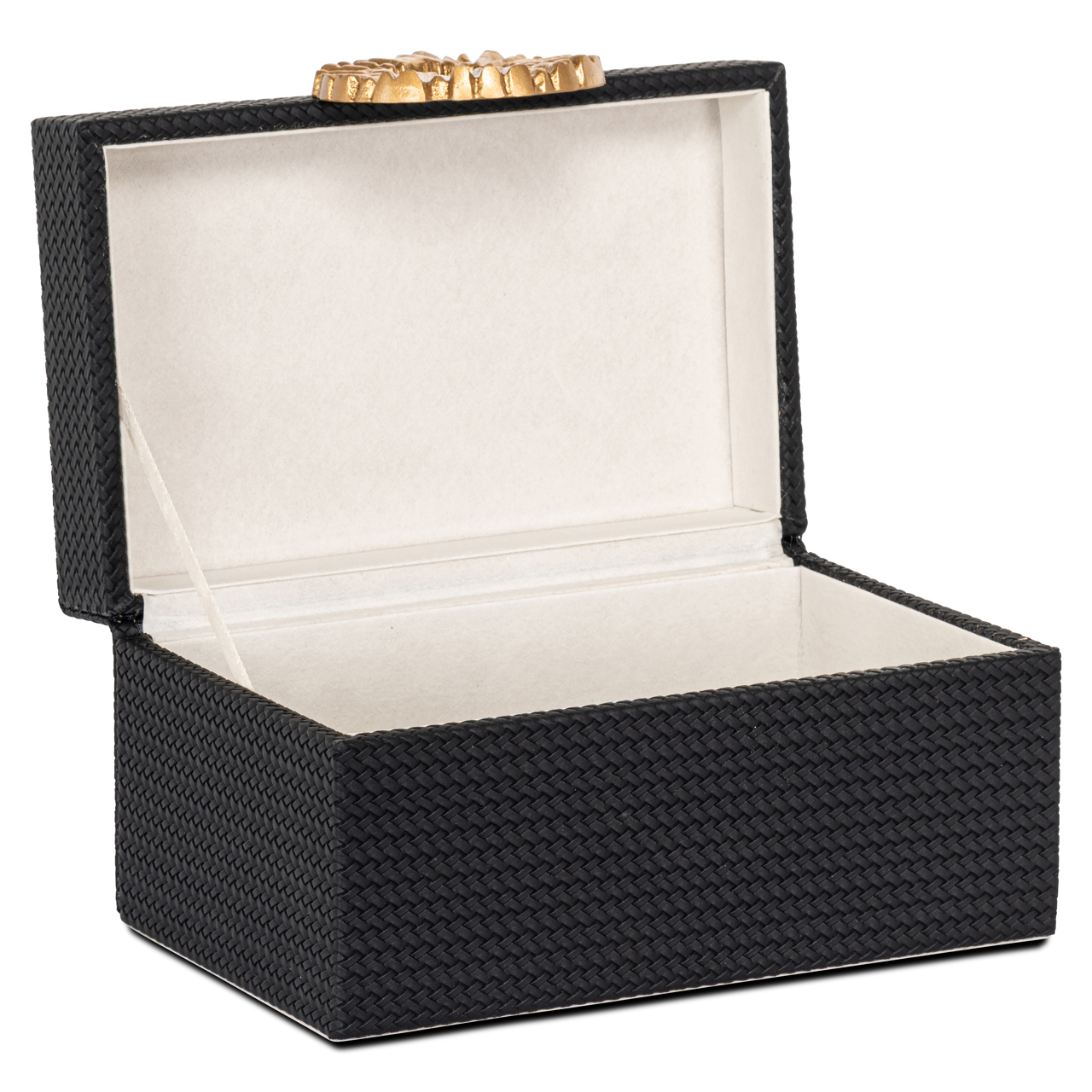 Opbergdoos Amal black/gold small - Richmond Interiors