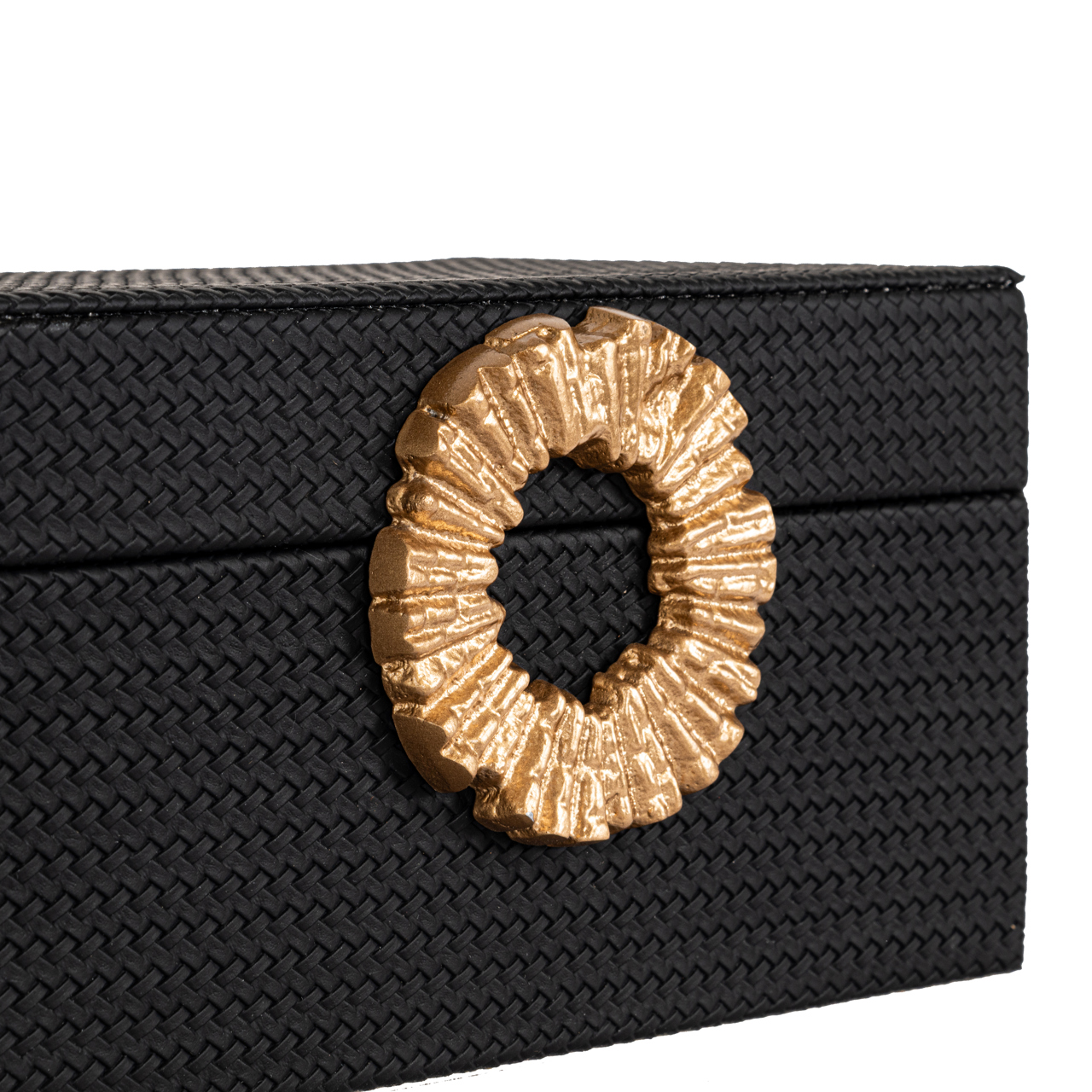 Opbergdoos Amal black/gold small - Richmond Interiors