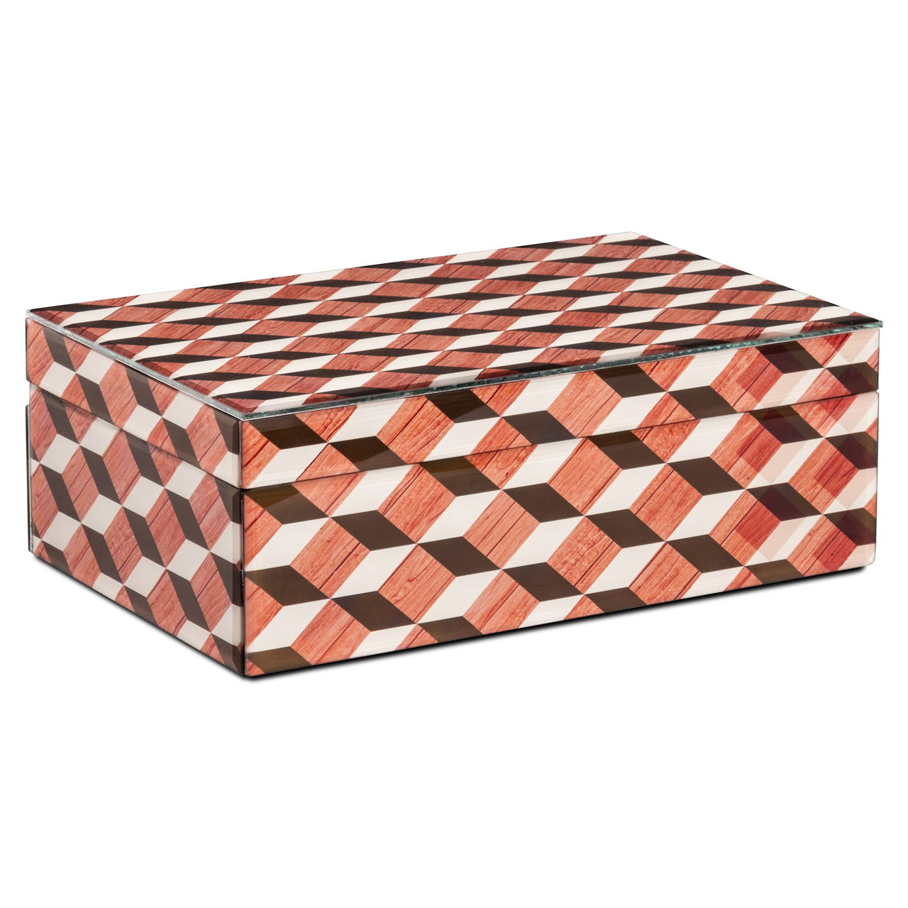 Aufbewahrungsbox Chady multicolor large (Mdf|Glas) - Richmond Interiors