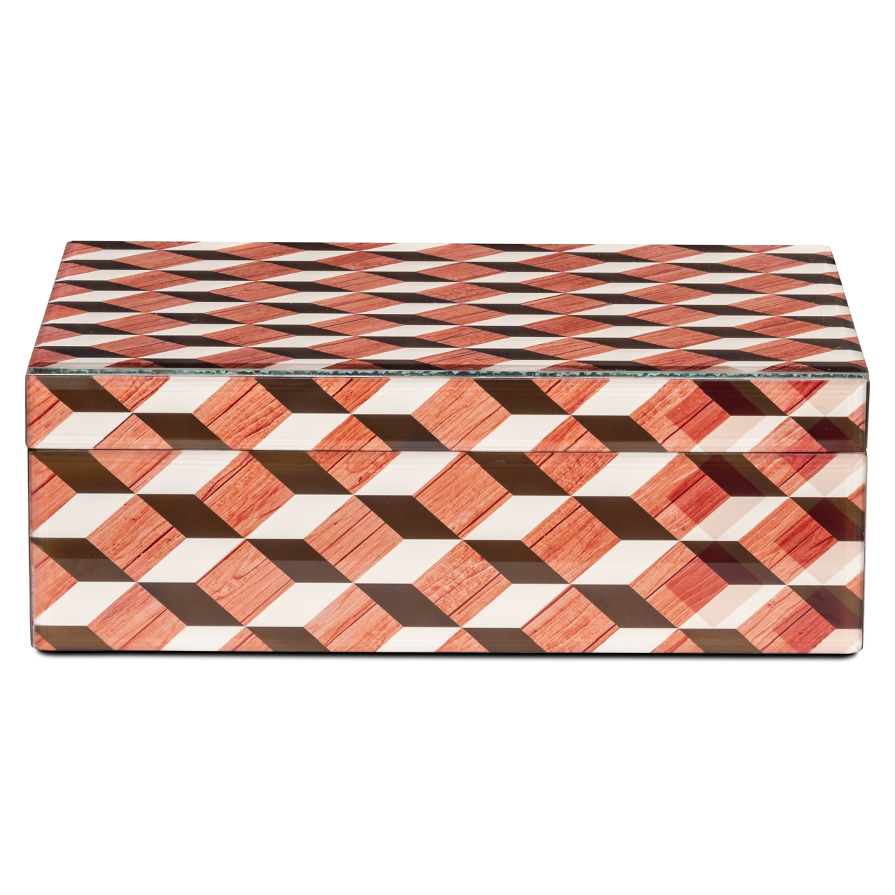Aufbewahrungsbox Chady multicolor large (Mdf|Glas) - Richmond Interiors