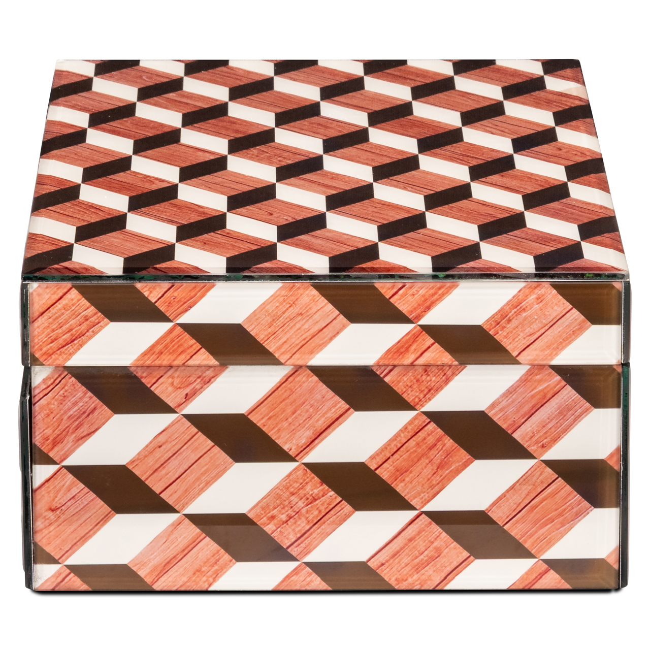 Aufbewahrungsbox Chady multicolor large (Mdf|Glas) - Richmond Interiors