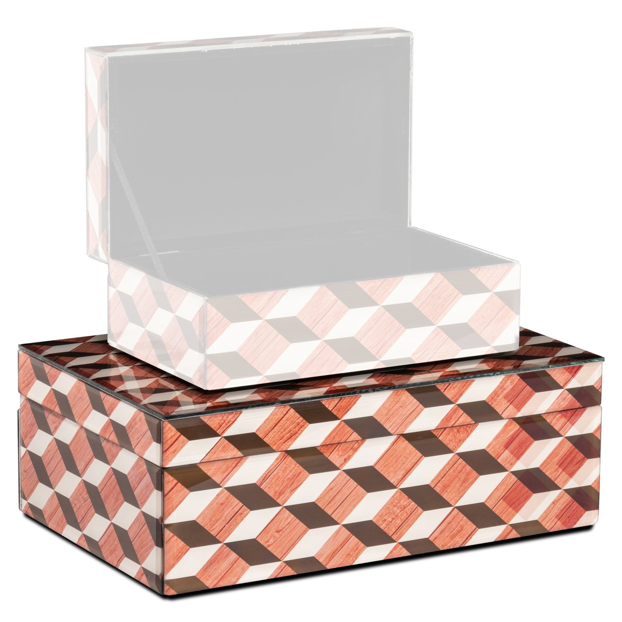 Caja de almacenaje Chady multicolor grande - Richmond Interiors