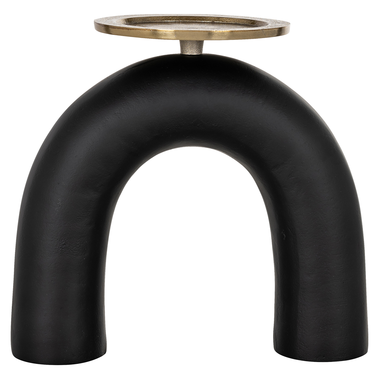 Kerzenhalter Livi black/gold large (Aluminium) - Richmond Interiors