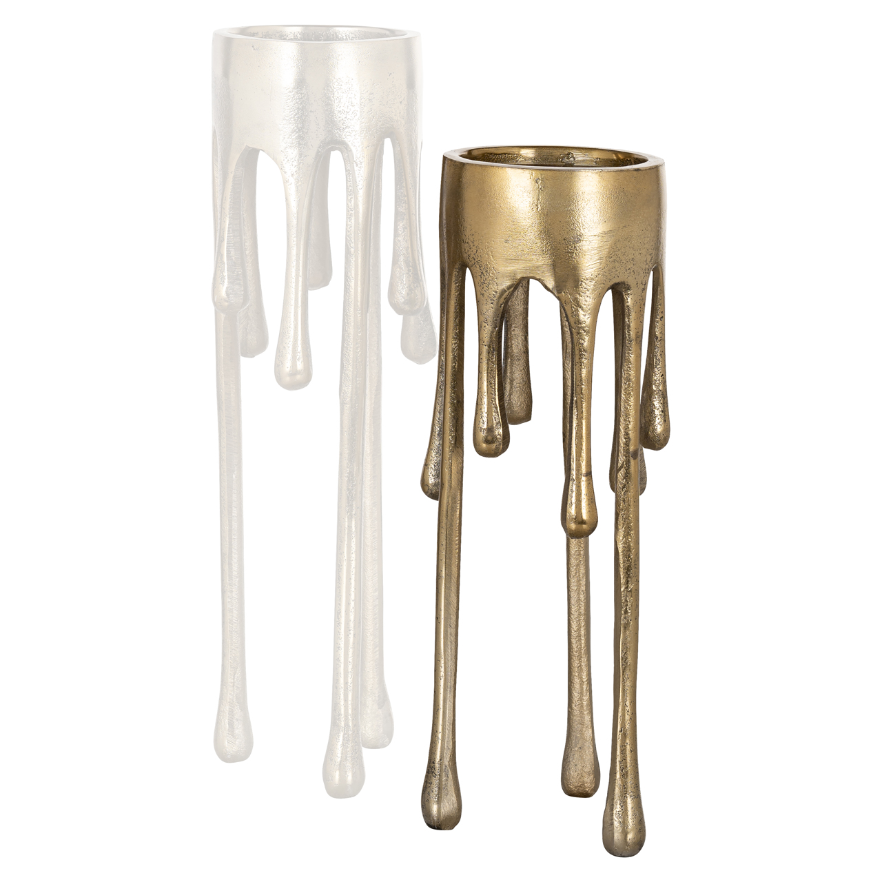 Candelabro Lorin dorado cepillado small - Richmond Interiors