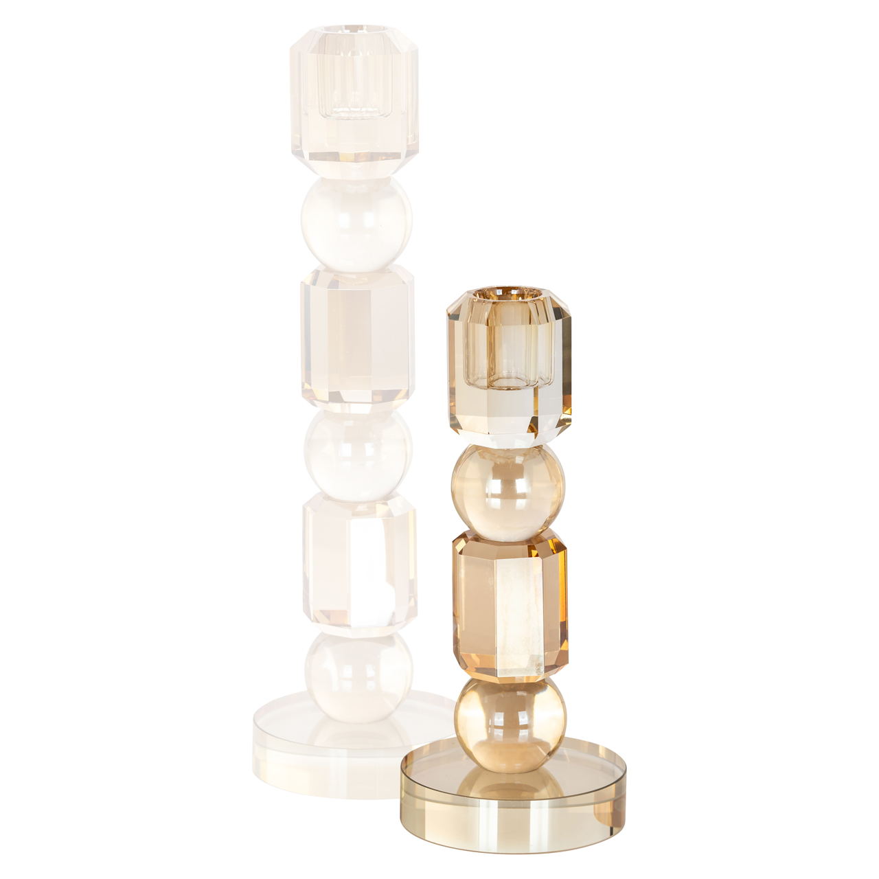 Kerzenhalter Meral brown small (Glas) - Richmond Interiors