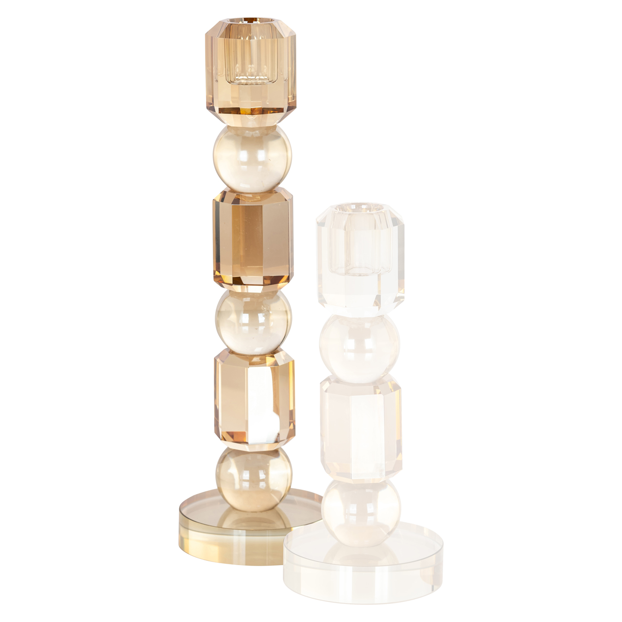 Kerzenhalter Meral brown large (Glas) - Richmond Interiors