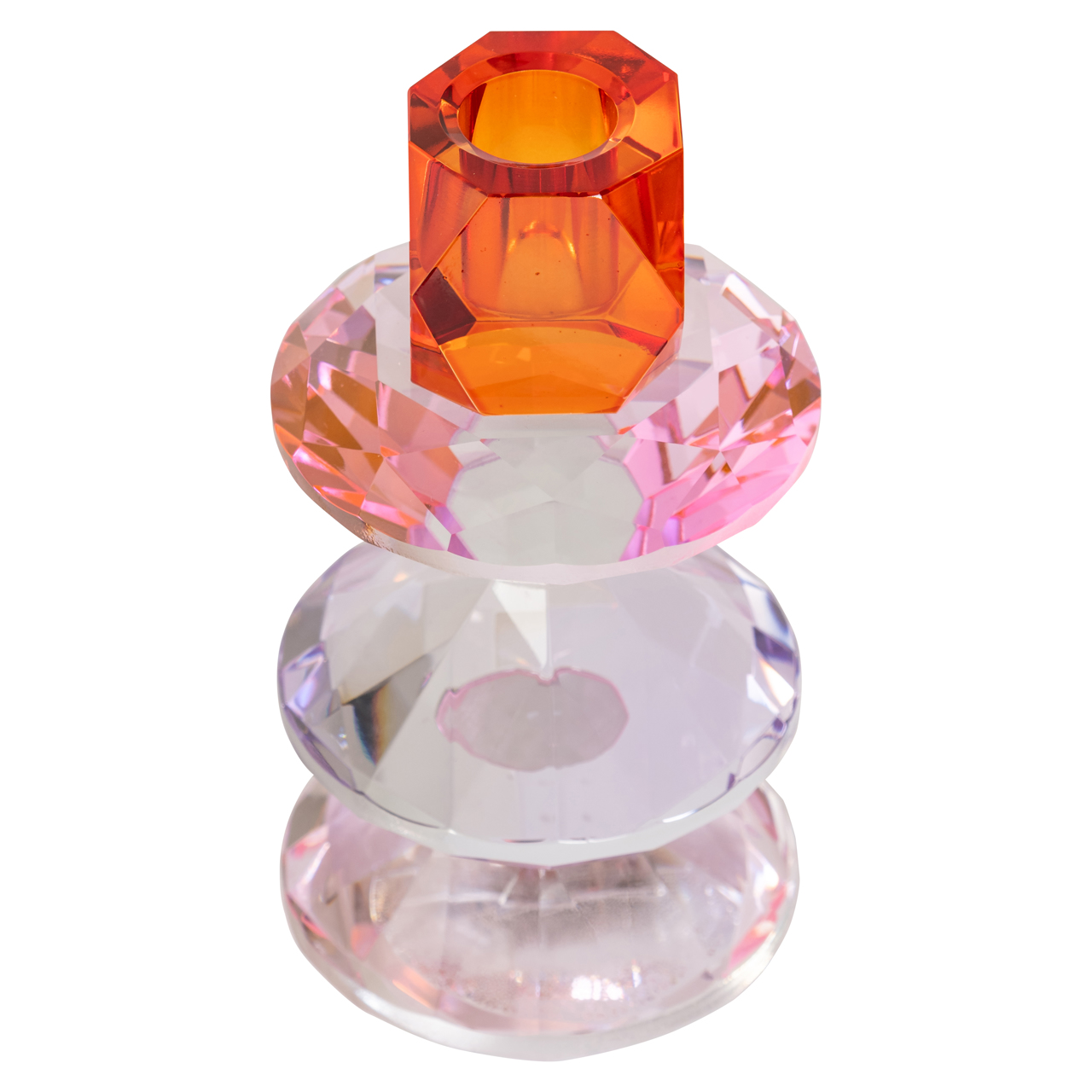 Kerzenhalter Yalena pink large (Glas) - Richmond Interiors