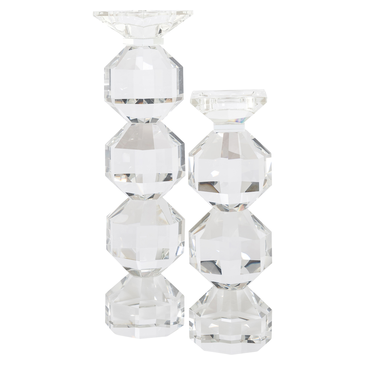 Candelabro Safia transparente pequeño - Richmond Interiors