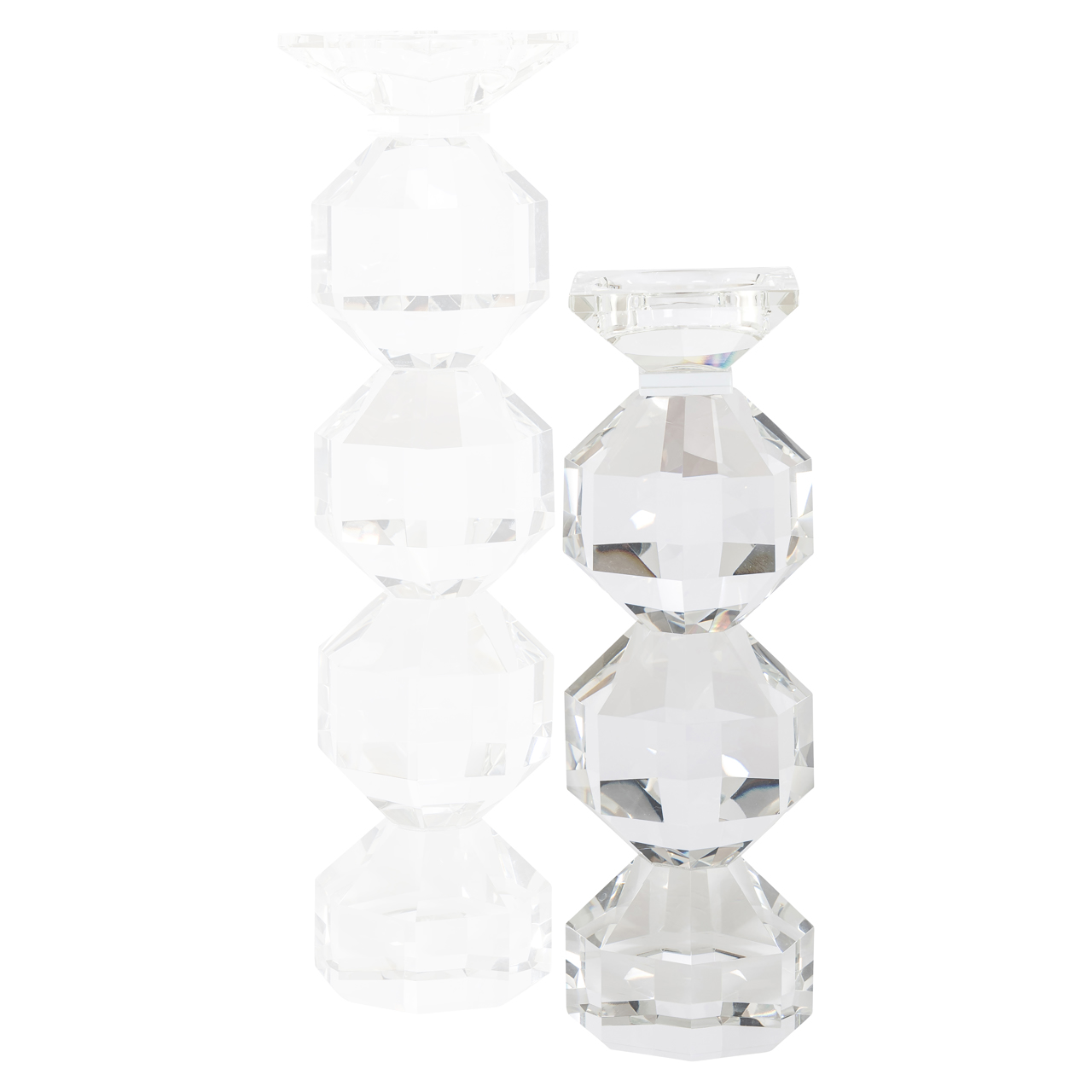 Candelabro Safia transparente pequeño - Richmond Interiors