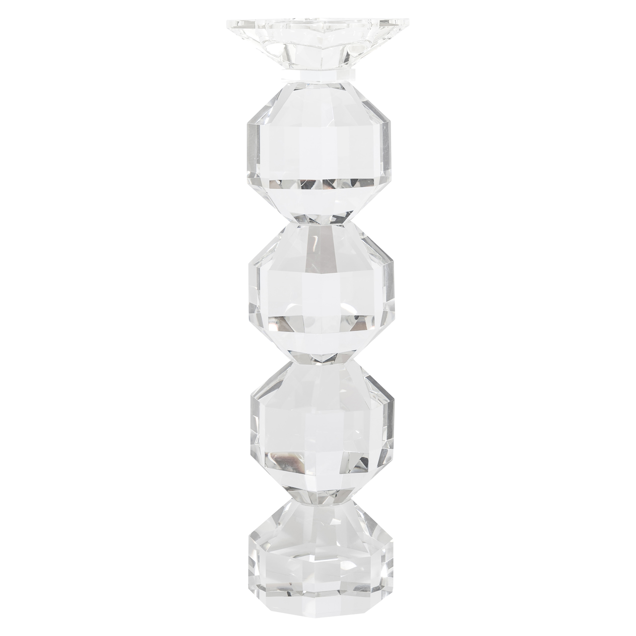 Kerzenhalter Safia clear transparent large - Richmond Interiors