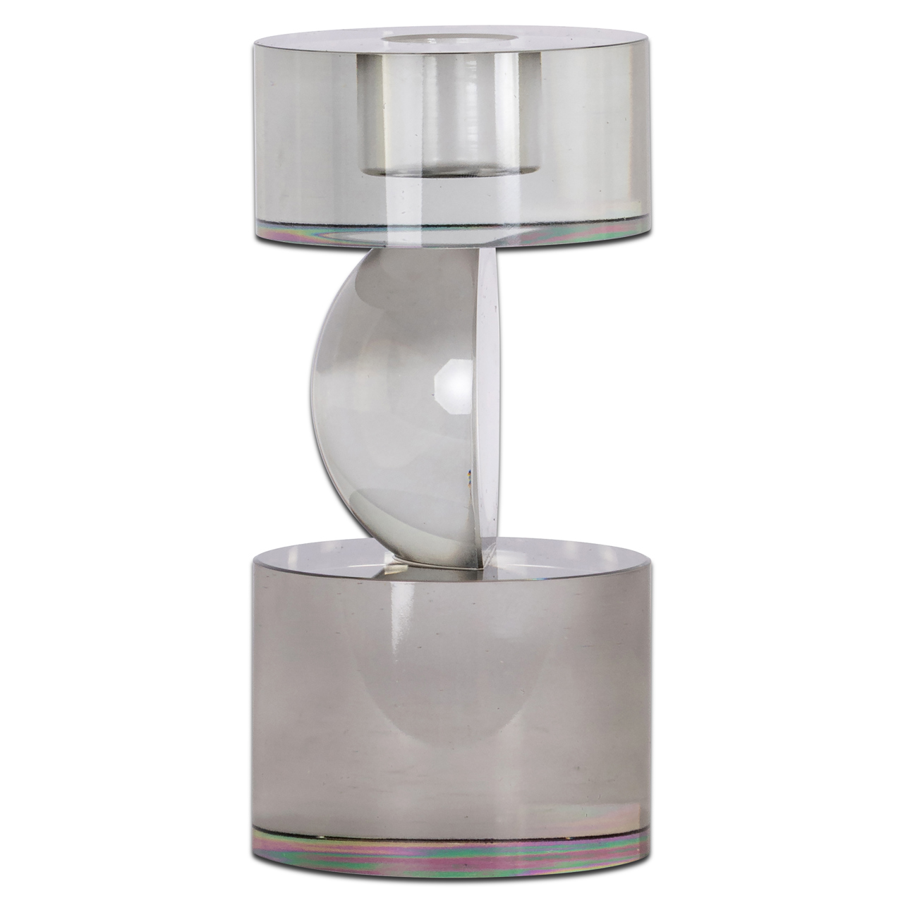 Kerzenhalter Jennyl grey small (Glas) - Richmond Interiors