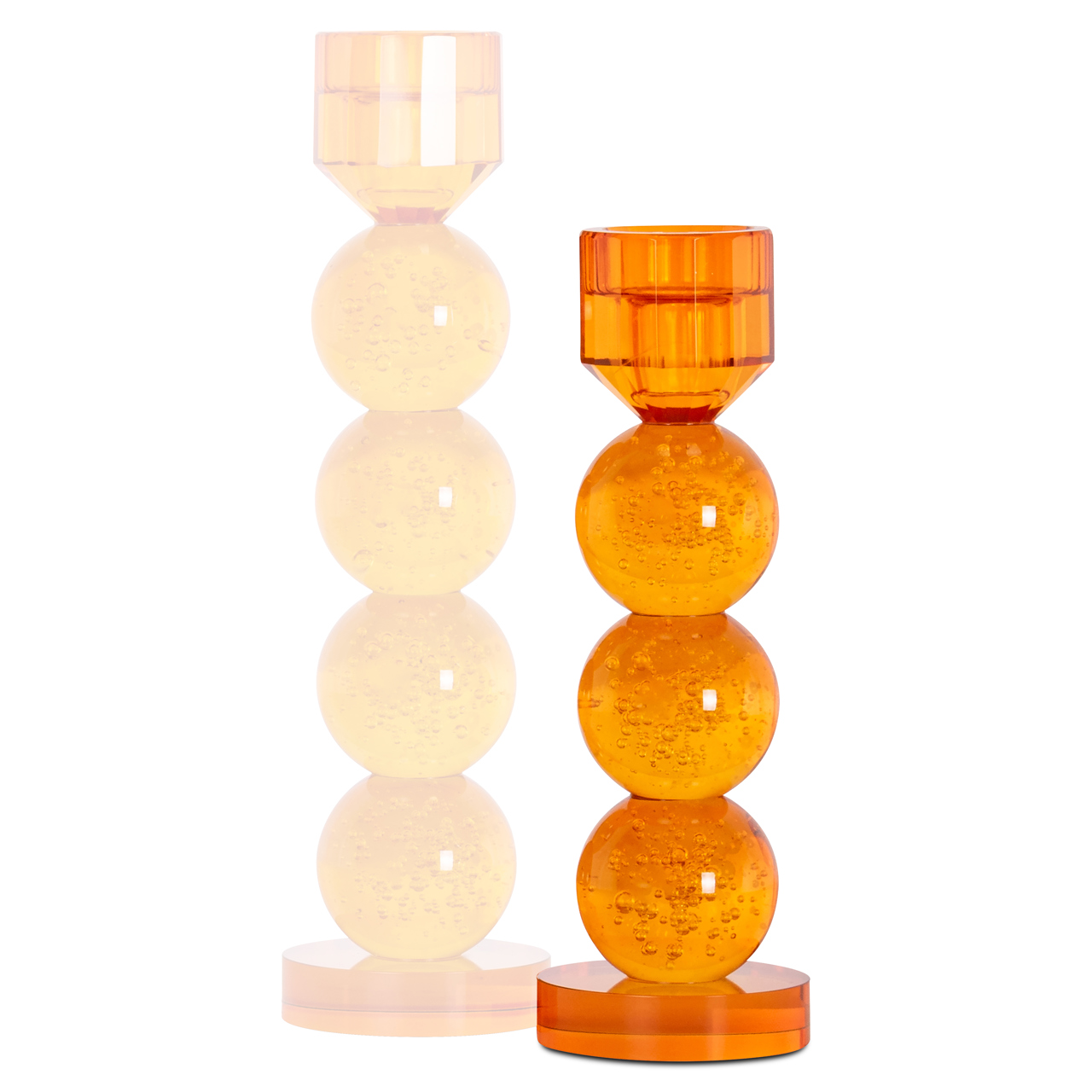 Kerzenhalter Raylan orange small (Glas) - Richmond Interiors