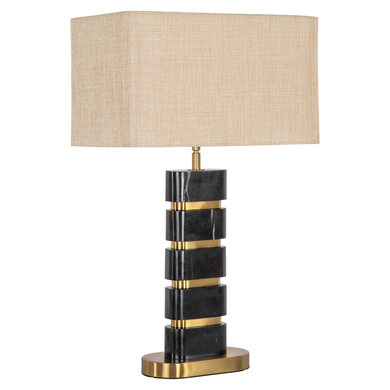 Tischlampe Levina black/gold - Richmond Interiors