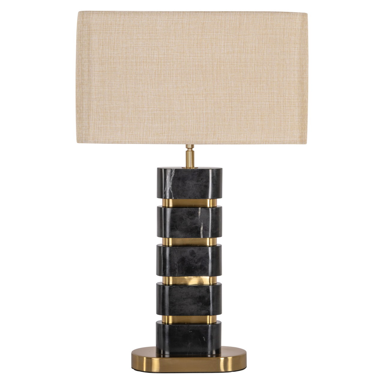 Tischlampe Levina black/gold - Richmond Interiors