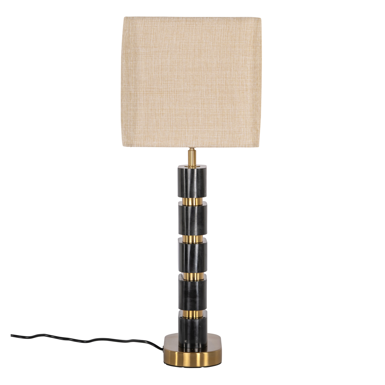 Tischlampe Levina black/gold - Richmond Interiors