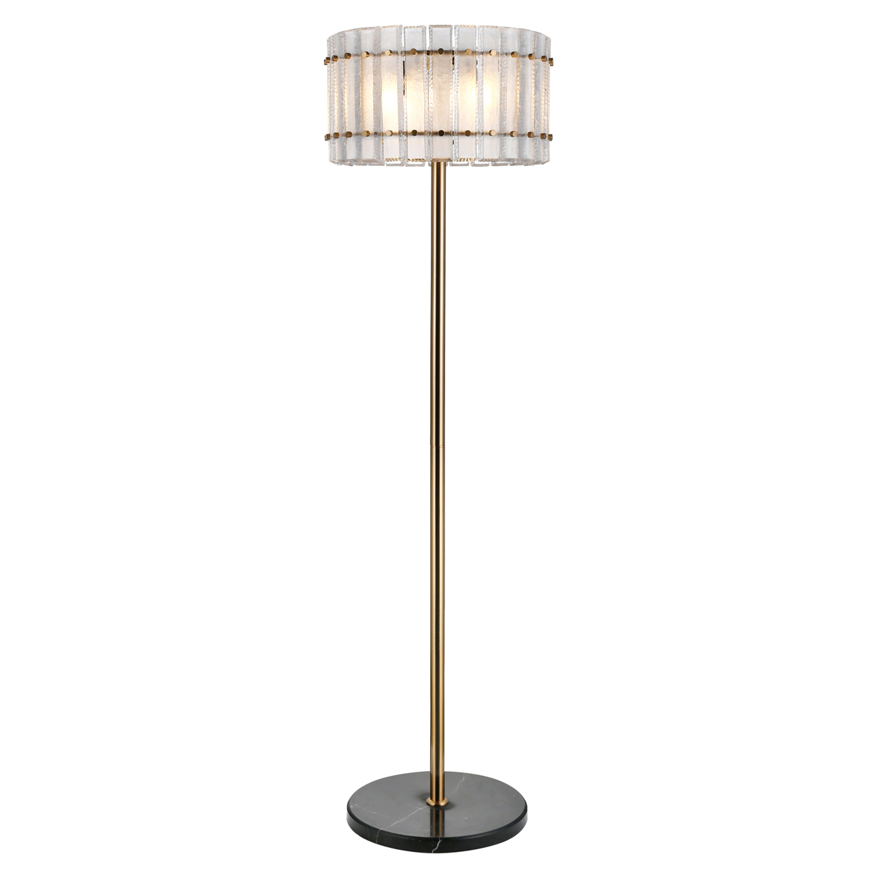 Feline floor lamp brass antique - Richmond Interiors